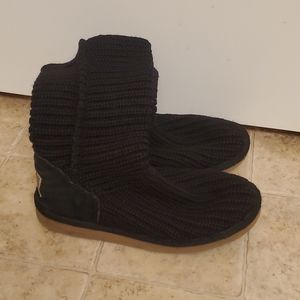 UGG knit pull on boots